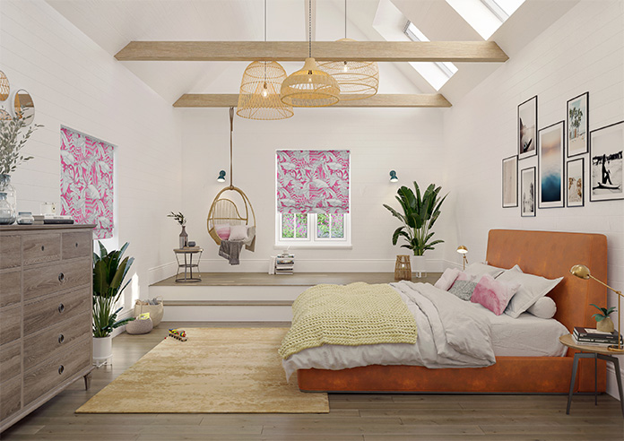 Caicos, Begonia - Roman Blind - Image 8